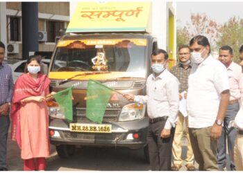 खताच्या वापराबाबत जागरूकता निर्माण करण्यासाठी फिरत्या प्रचार वाहनाचा जि.प.अध्यक्षा ॲड.सीमा वळवी शुभारंभ