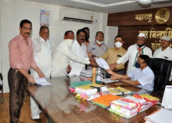 नंदुरबार जिल्हा कॉंग्रेसतर्फे नरेंद्र मोदी यांचा निषेध