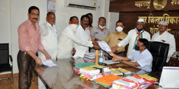 नंदुरबार जिल्हा कॉंग्रेसतर्फे नरेंद्र मोदी यांचा निषेध