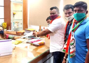 मंत्री नवाब मलिक यांच्या अटकेचा राष्ट्रवादी शहर युवक काँग्रेसतर्फे निषेध