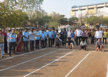नंदूरबार जिल्हा परिषदेच्या क्रीडा उत्सवाचे उपाध्यक्ष ॲड.राम रघुवंशी यांच्या हस्ते उद्घाटन
