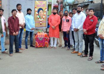 नंदूरबार येथे भाजपातर्फे लतादीदी मंगेशकर यांना श्रद्धांजली