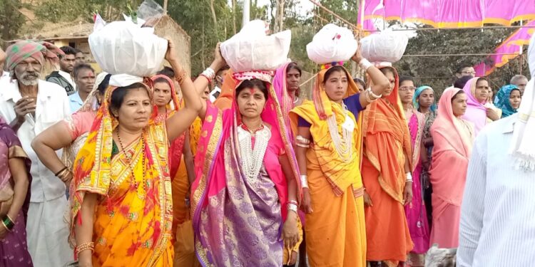 दाब येथील होब यात्रेला सुरुवात, आदिवासी कुलदेवता याहामोगी मातेचे हजारो भाविकांनी घेतले दर्शन