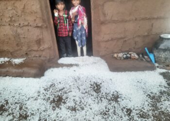 पुन्हा तडाखा : मलगाव, लंगडी, गोटाळी भागात तुफान गारपीट लाखोंचे नुकसान