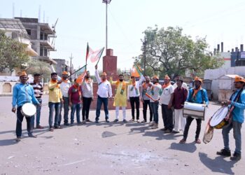 भाजपाला चार राज्यात निवडणुकीत यश मिळाल्याने  नंदुरबार येथे आनंदोत्सव साजरा