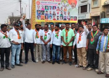 तळोदा येथे भाजपातर्फे चार राज्यात विजयाबद्दल करण्यात आला जल्लोष