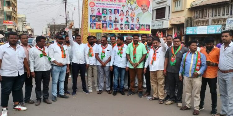 तळोदा येथे भाजपातर्फे चार राज्यात विजयाबद्दल करण्यात आला जल्लोष