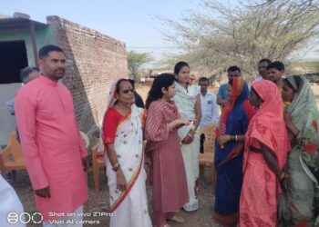 माय तुंम्हु पहिल्या अध्यक्षा सत की, आमना गावमा व्हनात; ताई आम्हला पेवाला पाणी देवा. नवे टेंभा येथील ग्रामस्थांनी मांडल्या जि.प.अध्यक्षाकडे व्यथा