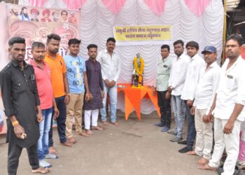 लहुजी शक्ती सेना व मातंग समाजातर्फे शिवजयंती उत्साहात साजरी