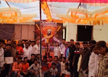 एकता युवक व्यायामशाळा, श्रीराम सेनातर्फे शिवजयंती निमित्त प्रतिामापूजन व रक्तदान शिबीर