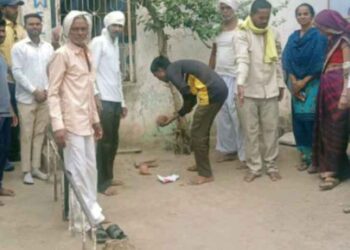 जाम प्राथमिक शाळेच्या दुरुस्ती कामास प्रारंभ