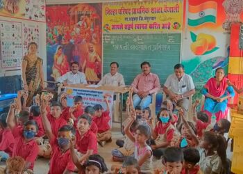 वैजाली जि.प.शाळेत आपत्ती व्यवस्थापन प्रशिक्षण