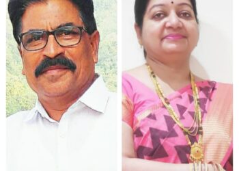 प्रा.पुरुषोत्तम पटेल व कवयित्री पुष्पा पटेल या कवी दाम्पत्याची ९५ व्या  साहित्य संमेलनात कविता वाचनासाठी निवड