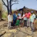 साबलापाणी पाडा येथील आगीत नुकसान झालेल्या पीडित दाम्पत्यास आमदार राजेश पाडवी यांचा मदतीचा हात