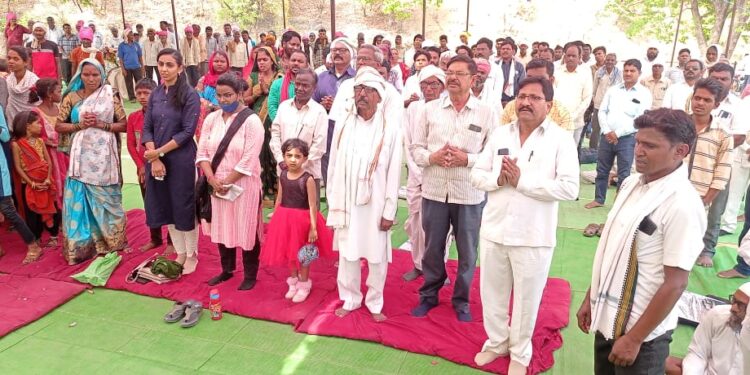 उनपदेव येथे क्रांतिवीर खाज्या नाईक प्रेरणा दिनानिमित्त सांस्कृतिक व प्रबोधन मेळावा