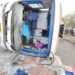 नवापूर येथे ट्रॅव्हल्स पटली झाल्याने अपघात, 22 प्रवाशी किरकोळ जखमी
