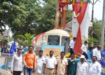 भारतीय किसान सेना व भिलीस्थान लायन सेनेतर्फे डॉ. बाबासाहेब आंबेडकर जयंती उत्साहात साजरी