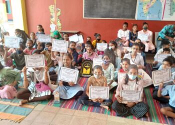 एस.ए. मिशन हायस्कुलमध्ये डॉ. बाबासाहेब आंबेडकर यांच्या जयंतीनिमित्त सामान्यज्ञान स्पर्धेचा बक्षीस वितरण