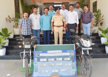 व्यापाऱ्यावर हल्ला करुन 5 लाख लुटणारे  6 जणांना मुद्देमालासह अटक, स्थानिक गुन्हे शाखेची धडक कामगिरी