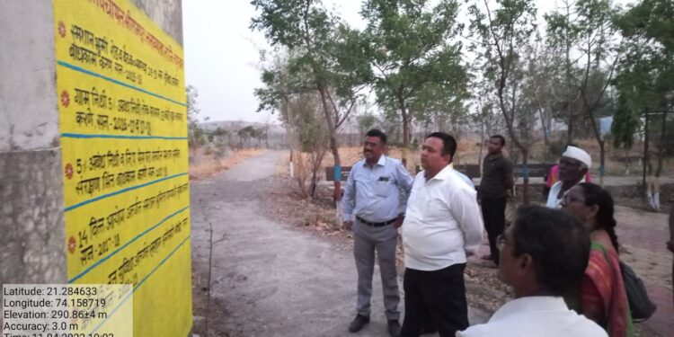 संत गाडगेबाबा ग्राम स्वच्छता अभियानात  विभागस्तरावर नंदूरबार जिल्ह्यातून ही ग्रामपंचायत आली तृतीय