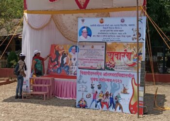 विद्याश्रम परिसर विद्यापीठ स्तरीय आंतर महाविद्यालयीन युवक महोत्सव युवारंग २०२१ साठी सज्ज, आज युवारंगचे मान्यवरांच्या उपस्थितीत उदघाटन