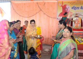 जगद्गुरु नरेंद्राचार्य महाराज प्रेरीत श्री.संप्रदायाचा महिला अध्यात्मिक मेळावा उत्साहात