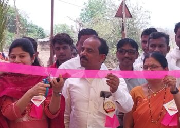 गोपाळपूर येथे जि. प.अध्यक्षा ॲड सीमा वळवी यांच्या हस्ते नवीन अंगणवाडी बांधकामाचे उद्घाटन