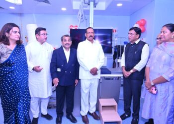 निम्स हॉस्पिटल मध्ये कार्डियाक ऑपरेशन थिएटरचे केंद्रीय आरोग्य मंत्री डॉ.मनसुख मांडवीया यांच्या हस्ते उद्घाटन