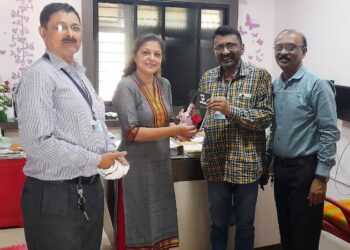 श्रॉफ कनिष्ठ महाविद्यालयात पुस्तक दिन उत्साहात साजरा