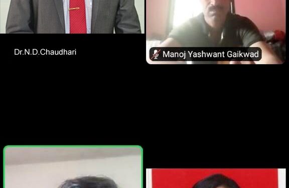 नंदूरबार येथे विधी महाविद्यालयात विद्यार्थ्यांसाठी ऑनलाईन चर्चासत्र