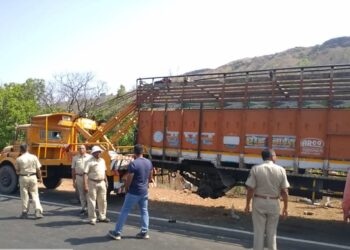 बेवारस नादुरुस्त ट्रकमध्ये 5 लक्ष रुपयांचे खैर जातीचे लाकूड, वनविभागाने 8 लाखाचा मुद्देमाल केला जप्त
