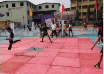 चौपाळे  येथील के.आर. पब्लिक स्कूल येथे के.आर. चषक ९ वी राज्यस्तरीय लगोरी अजिंक्यपद स्पर्धेचे आज उद्घाटन