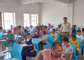 एकलव्य  माॅडेल रेसिडेंशियल स्कूल नंदुरबार येथे नवोदय विद्यालय प्रवेश परीक्षेत ३५४ विद्यार्थी सहभागी