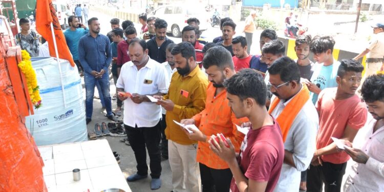 अखेर नंदुरबार शहरात मनसेच्या पदाधिकाऱ्यांनी लाऊडस्पीकरवर म्हटली हनुमान चालीसा