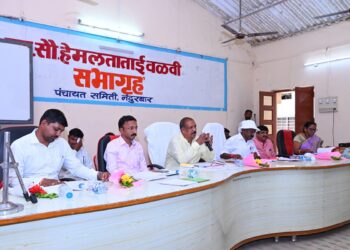 पाणी टंचाई संदर्भात काही उपायोजनेबाबत  दोन दिवसात प्रस्ताव सादर करा : आ.डॉ. विजयकुमार गावित