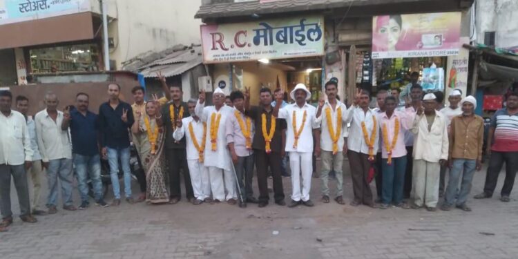 धानोरा येथील  सोसायटीच्या निवडणूकित डॉ.विजयकुमार गावित याचे पॅनल विजयी