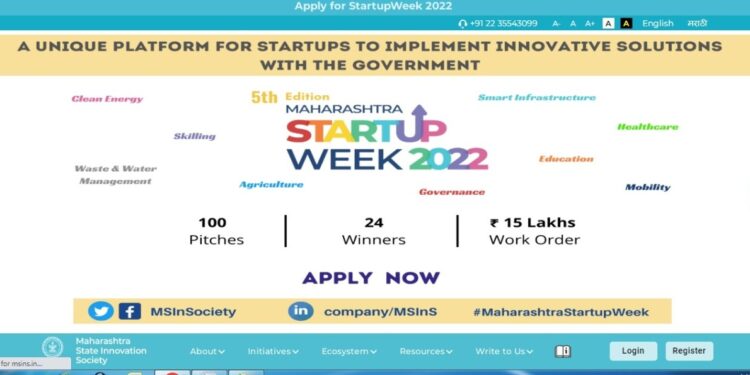 नवउद्योजकांच्या कल्पनांना चालना देण्यासाठी महाराष्ट्र स्टार्टअप सप्ताहाचे आयोजन