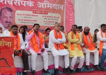 अक्कलकुवा येथे शिवसंपर्क अभियानांतर्गत शिवसेनेचा मेळावा उत्साहात