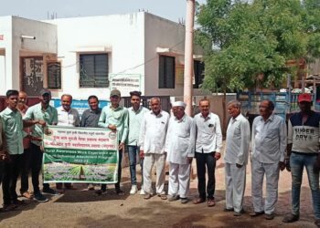 नांदरखेडा गावात के. व्ही. पटेल कृषी महाविद्यालयातील कृषीदुत दाखल