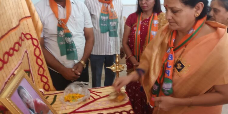 म्हसावद येथे भाजपातर्फे गरीब कल्याण व शेतकरी मेळावा