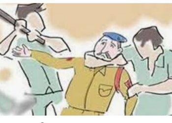 पोलीस शिपायास हाताबुक्यांनी मारहाण, तिघांविरूध्द गुन्हा दाखल