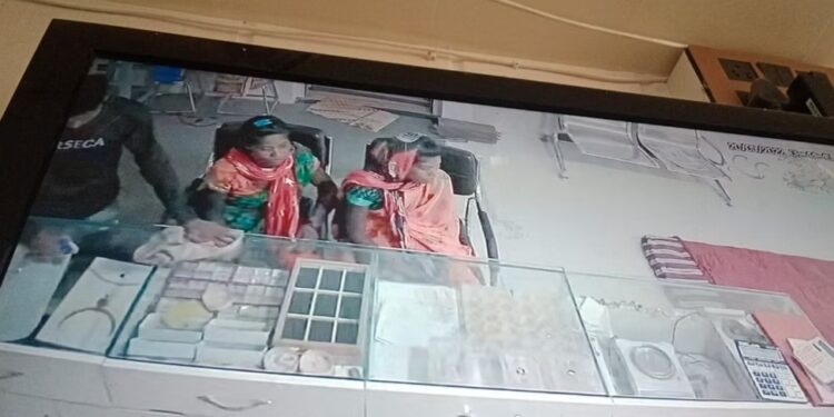प्रकाशा येथे सराफाच्या दुकानातून ७ लाखांचे दागिने लंपास, दोन महिला सीसीटीव्ही मध्ये कैद