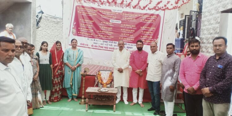 नंदूरबार येथे भाजपातर्फे संत भीमा भोईंना अभिवादन