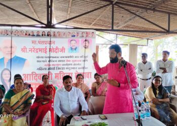 सोमावल येथे भाजपातर्फे आदिवासी महिला मेळावा