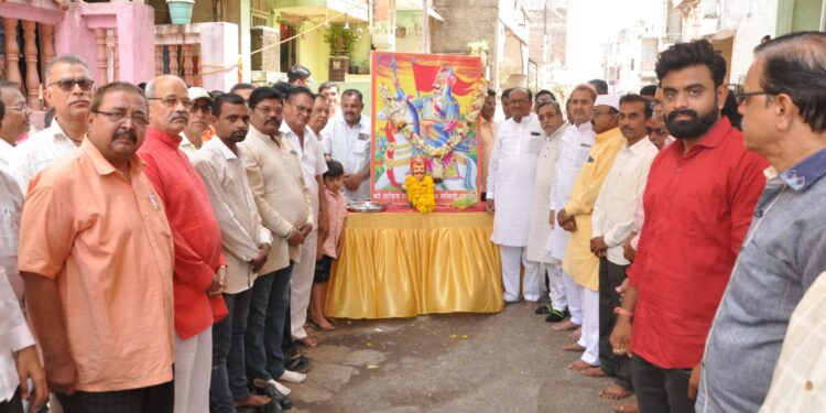 श्री.क्षत्रिय राजपूत समाज समितीतर्फे राष्ट्रगौरव महाराणा प्रताप जयंतीनिमित्त महाआरती व प्रतिमापूजनाने साजरी
