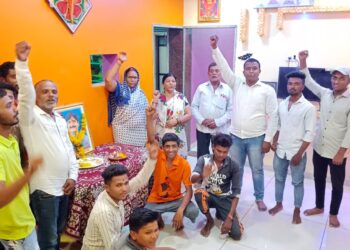 रनाळे येथे लोकनेते स्व. गोपीनाथ मुंडे पुण्यतिथी निमित्त अभिवादन