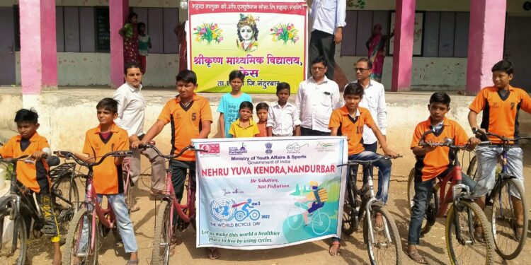 जागतिक सायकल दिनानिमित्त सायकल रॅली उत्साहात
