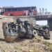 गोमाई नदीवरून ट्रक थेट पडला नदीपात्रात, ट्रक झाली चक्काचूर,चालक व सहकारी जखमी