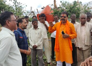 नुकसानग्रस्त भागाची पाहणी :प्रशासनाला तात्काळ पंचनामे करून नुकसान ग्रस्तांना भरपाई  द्यावी : आ. आमश्या पाडवी