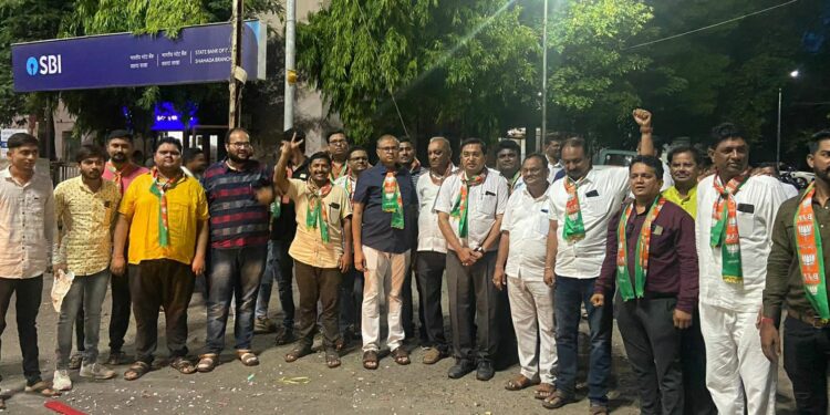 शहादा येथे भाजपा कार्यकर्त्यांनी केला जल्लोष ‌